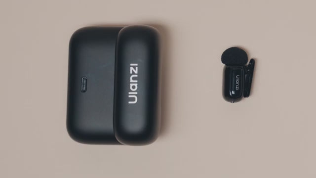 Ulanzi A200 Mini-Mikrofon, kabellos, USB-C – Schwarz