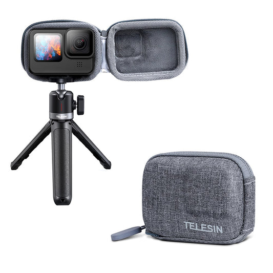 Telesin Opberghoes voor GoPro 9 / GoPro 10 / GoPro 11 / GoPro 12 - Zwart/Grijs - GoPro Cases & behuizingen