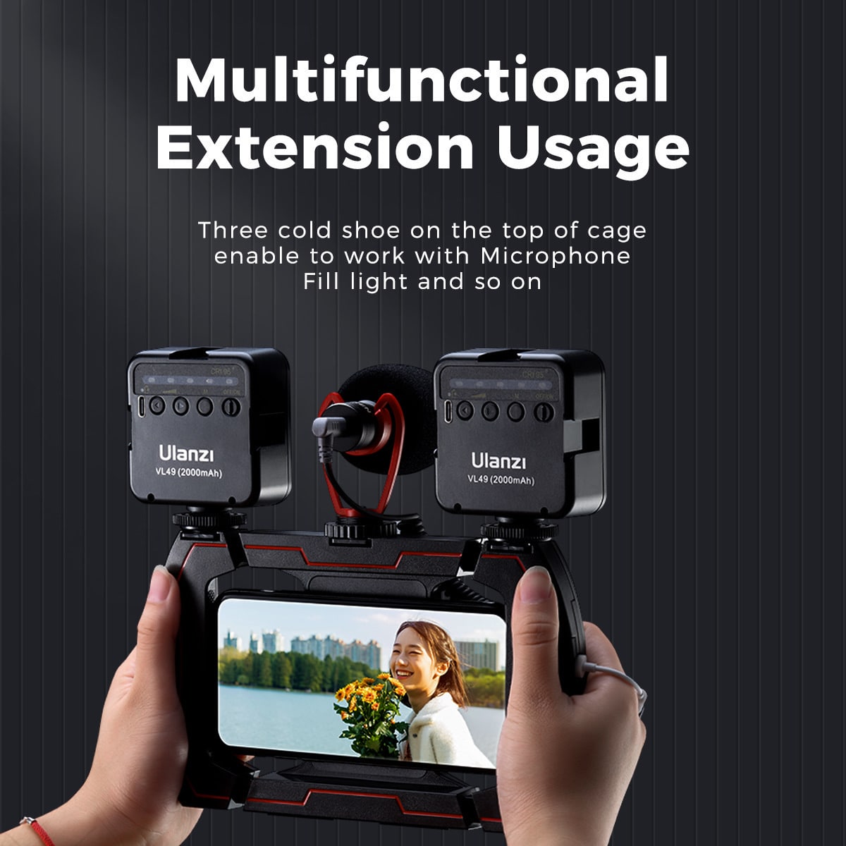 Ulanzi U-Rig Wireless Smartphone Video Rig met draadloos opladen - Video Rigs
